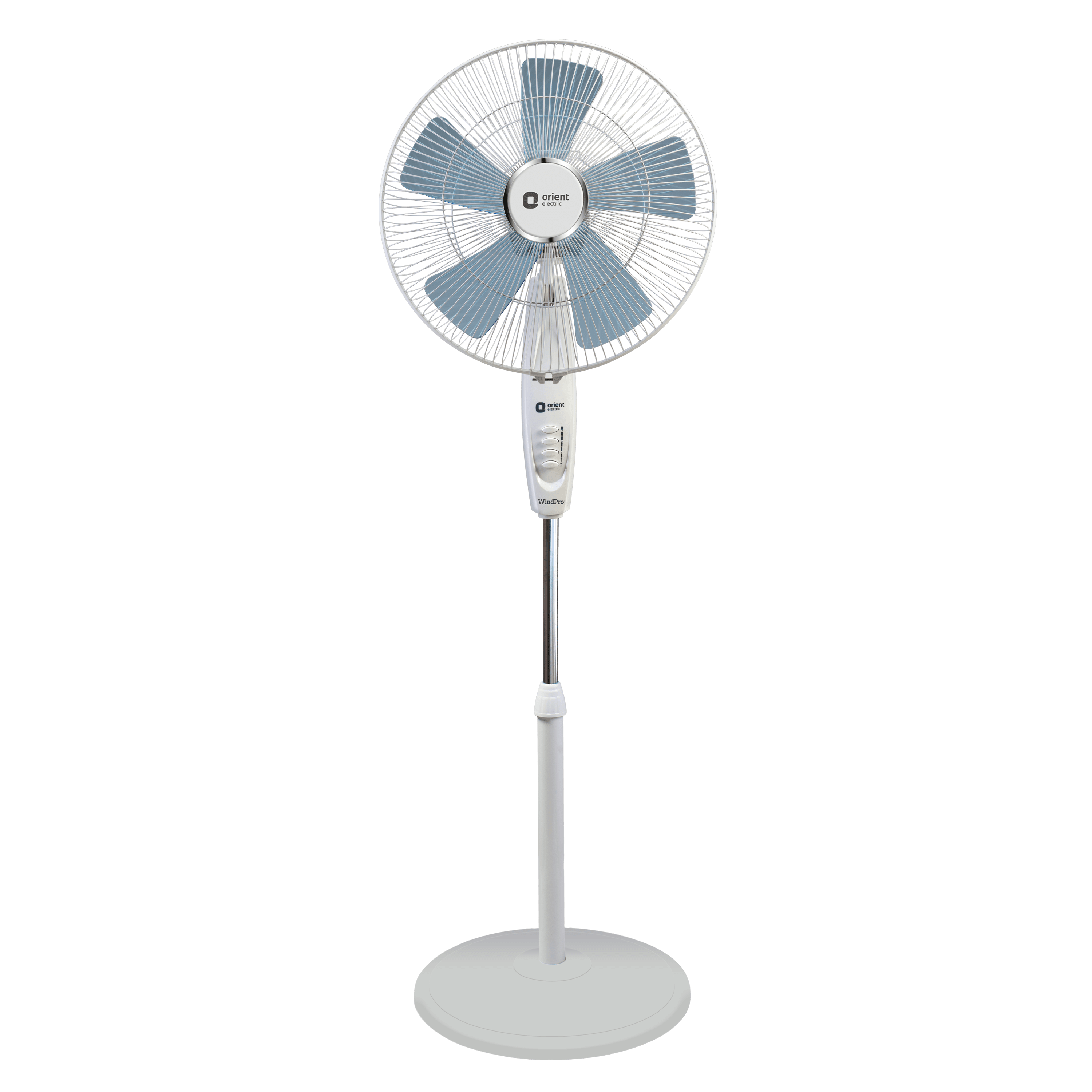 orientelectric Wind Pro Stand 400 MM High Velocity Pedestal Fan (Snow White)