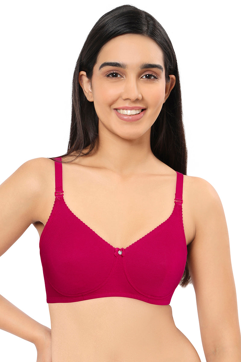 Amante All Day Comfort Non-Padded & Non-Wired Bra - Cherries Jubilee