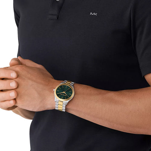 Michael Kors Slim Runway Green Dial Men 44mm MK9149 - view 2