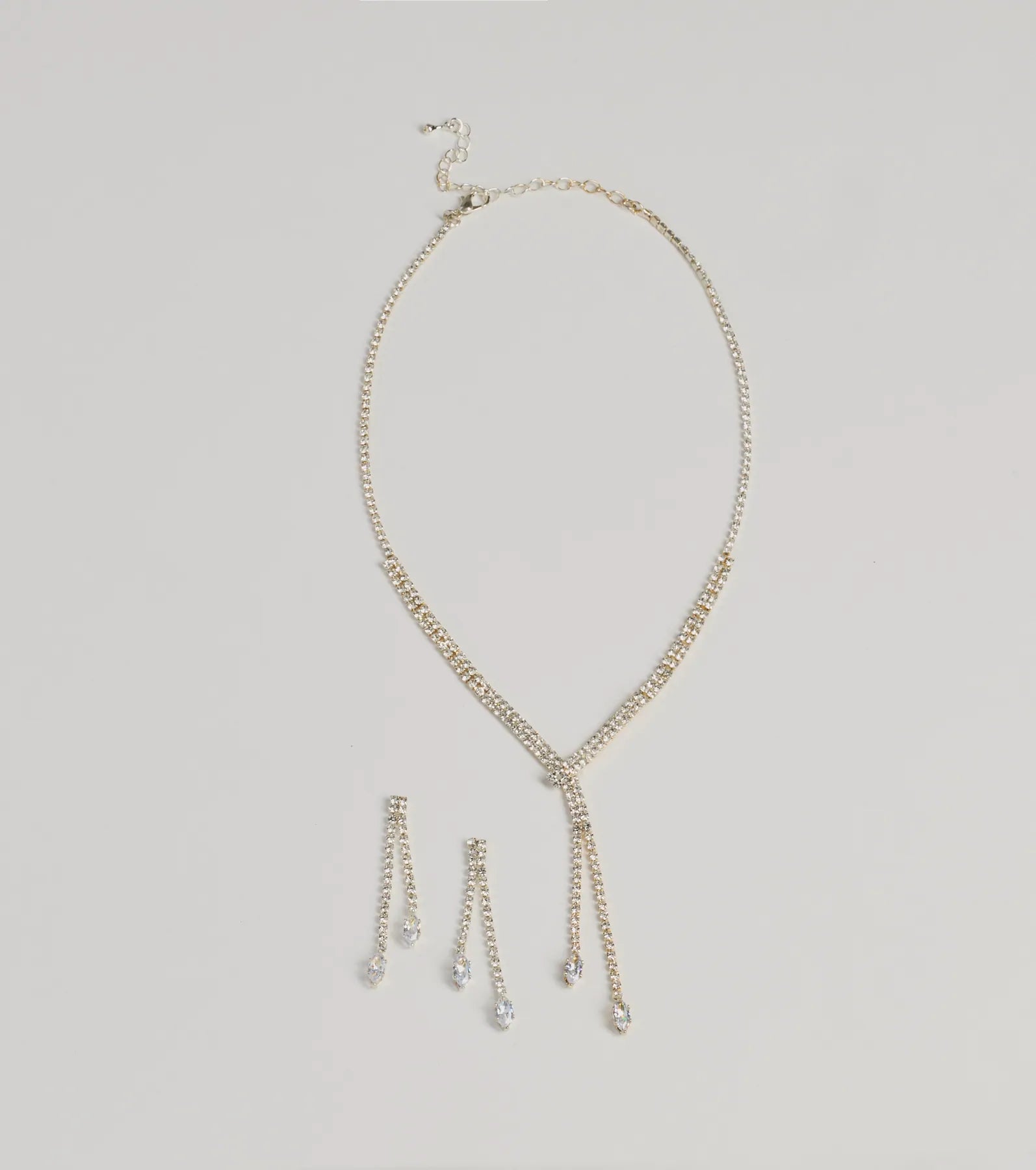 Windsor Gleaming Luxe Rhinestone Necklace Set