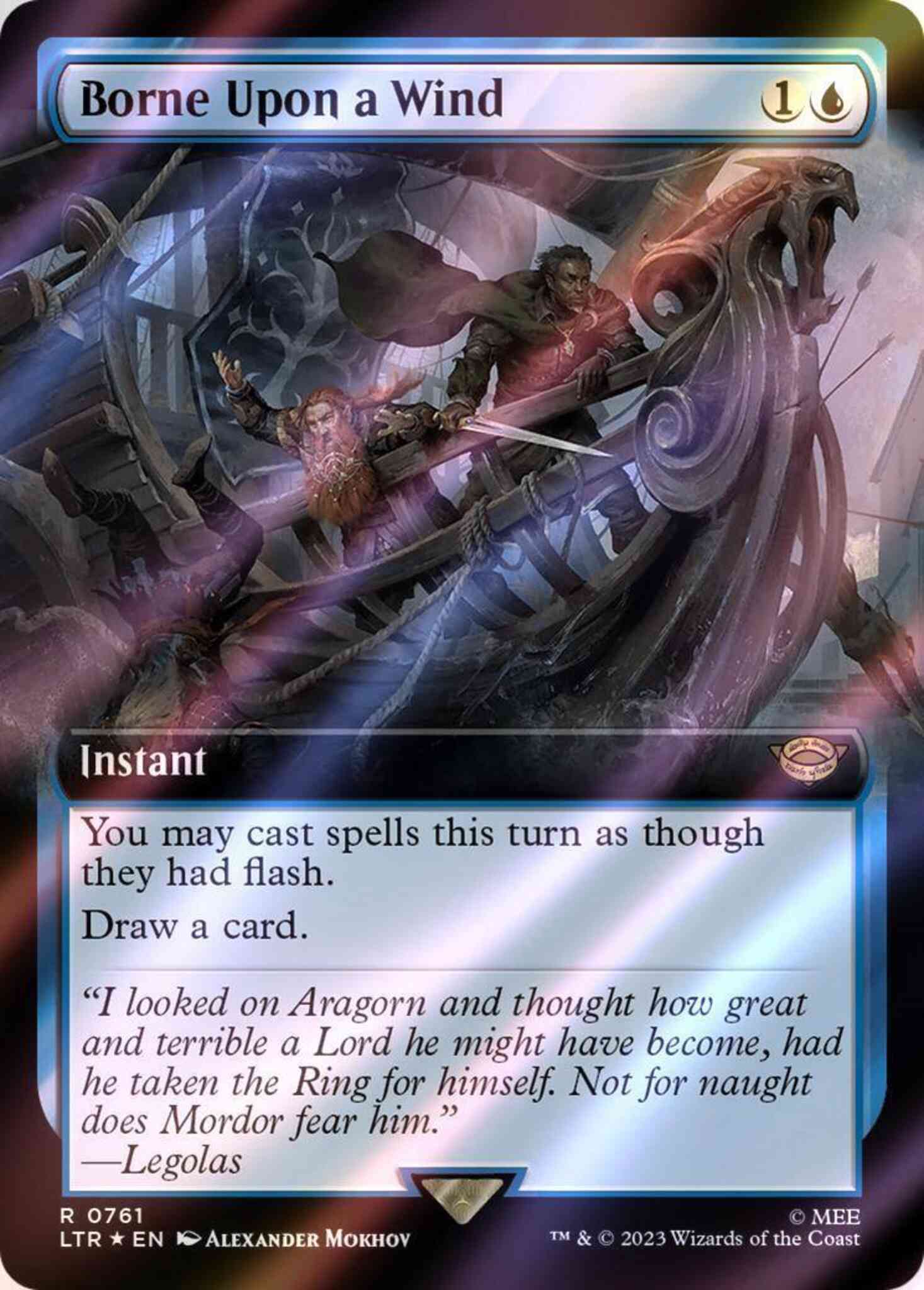 Magic Borne Upon a Wind [761] [Extended Art] [The Lord of the Rings: Tales of Middle-earth] [Surge Foil]