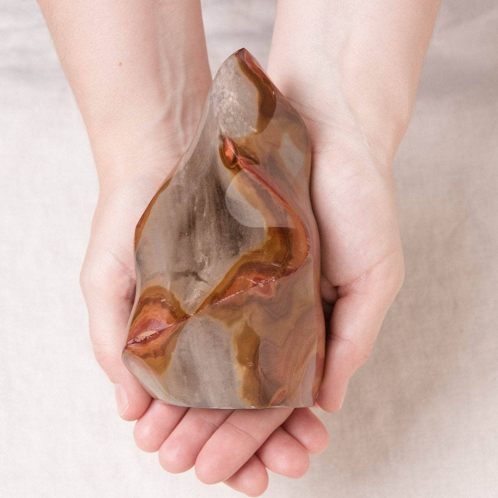 Tiny Rituals Polychrome (Desert Magic) Jasper Freeform Flame Crystals - view 2