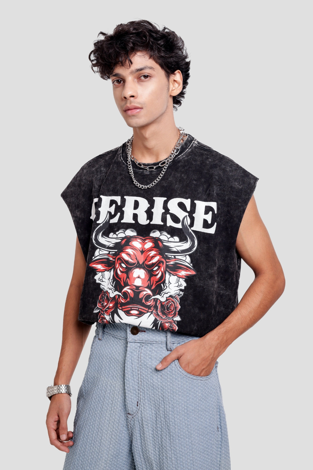 Cerise Clothing Bull Muscle Tee - view 4