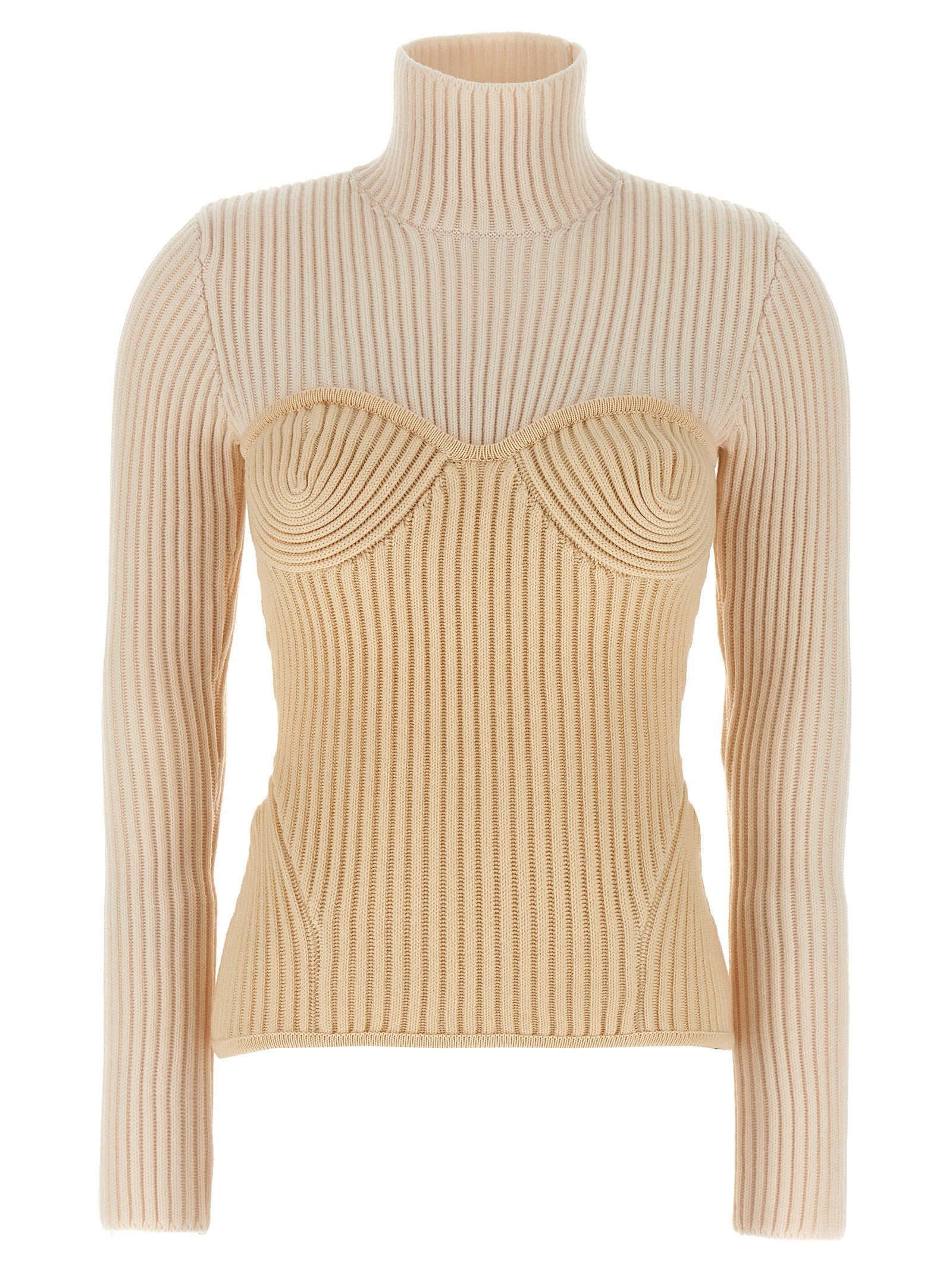 Jean Paul Gaultier Corset Sweater – 100% merino wool