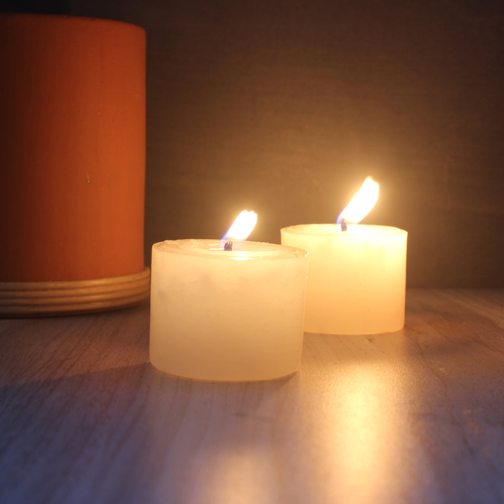 CRAFTLIPI Aromatic Pillar Perfumed Candles (Set Of 12) - view 5