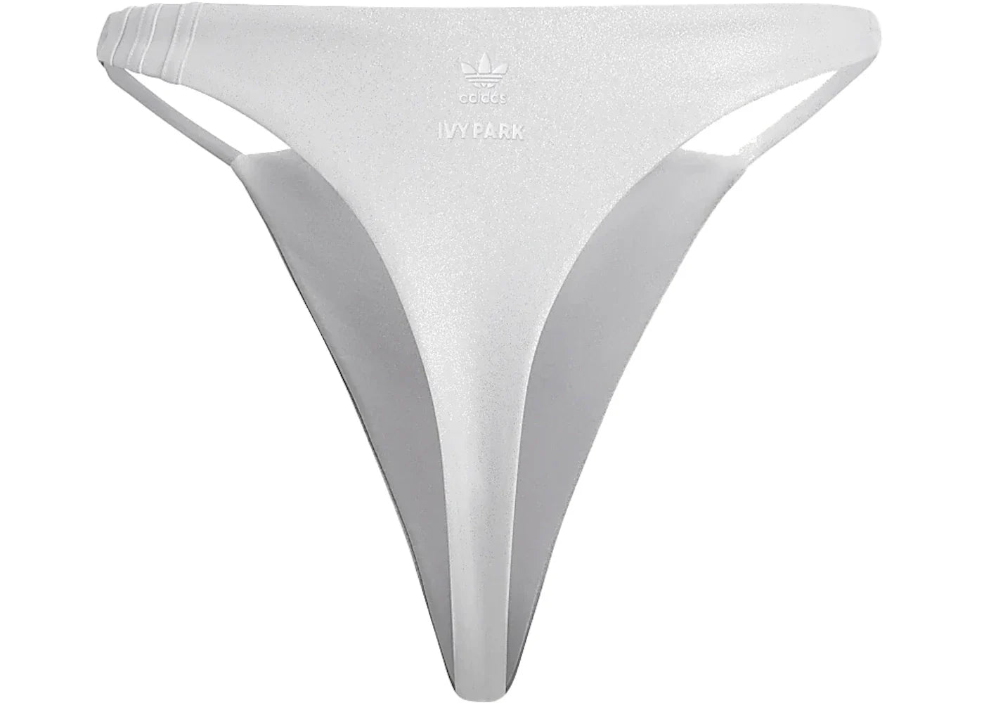 adidas Ivy Park V-Cut Swim Bottoms (Plus Size) Light Solid Grey/Silver Metallic - view 2