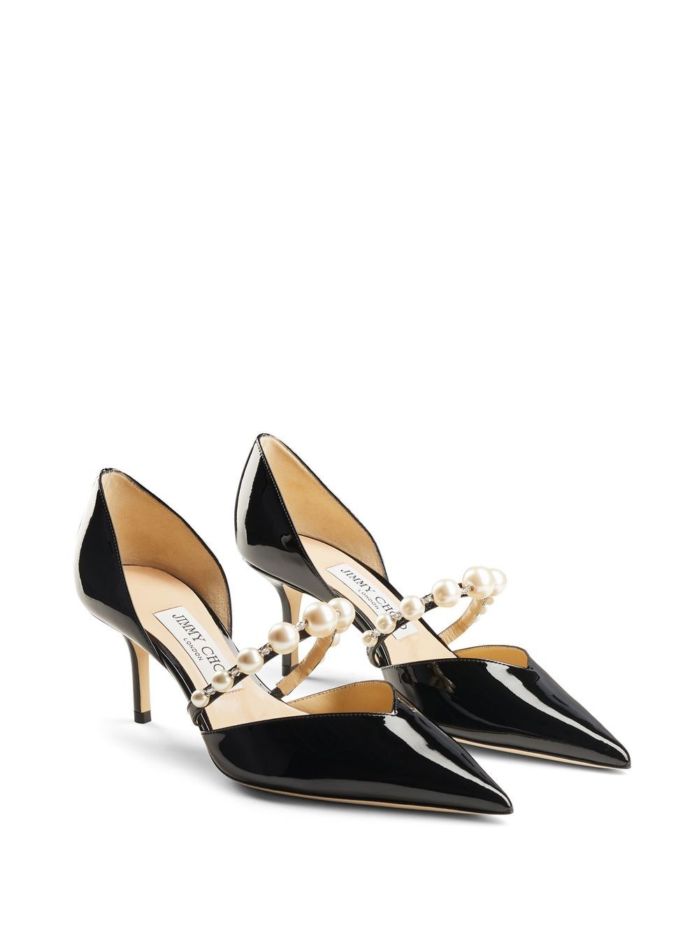 JIMMY CHOO With Heel BLACK – 98% Calf 2% Lamb - view 2