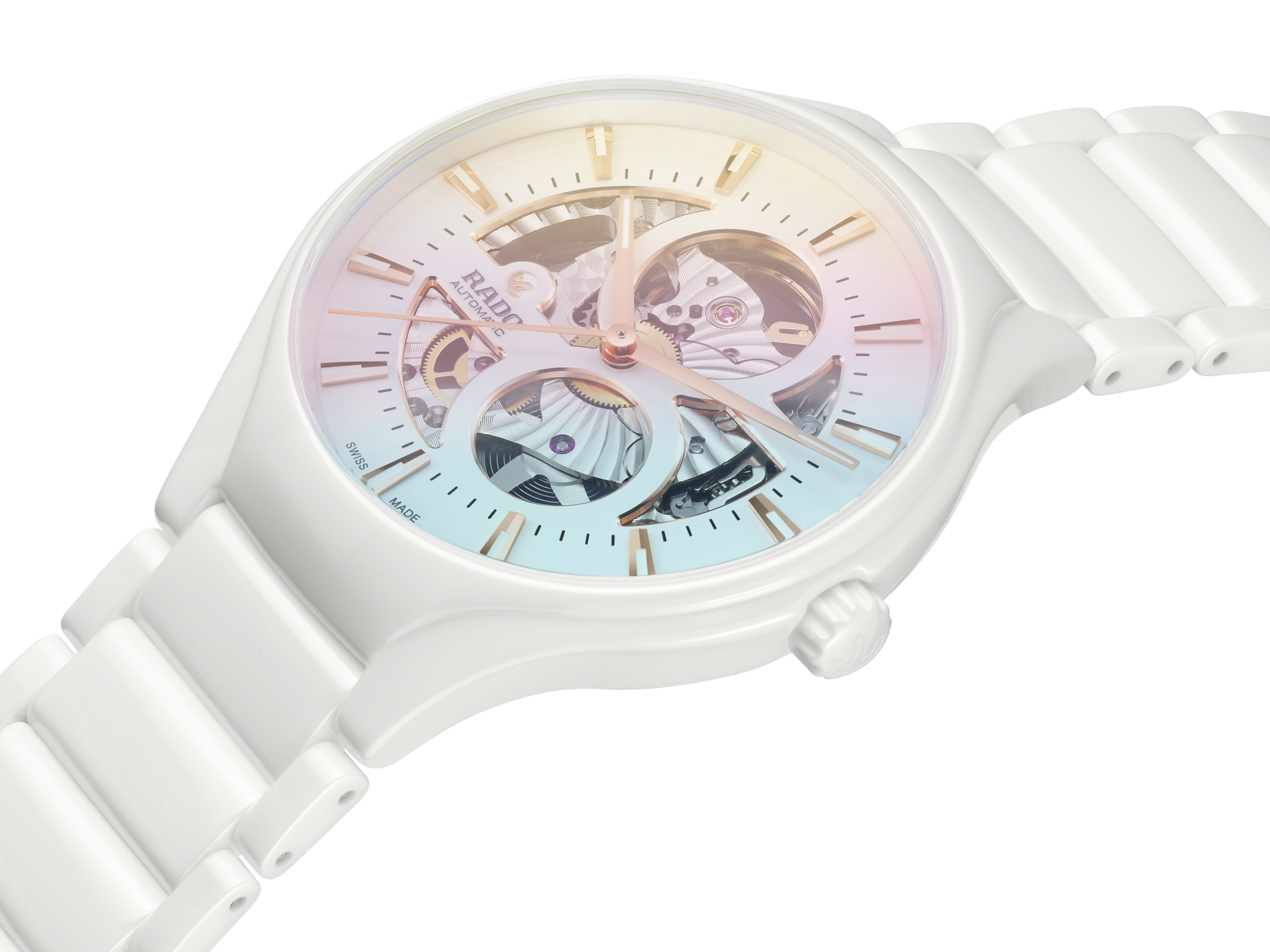 Rado True Round Automatic Open Heart Limited Edition White Dial Unisex 40MM - view 2