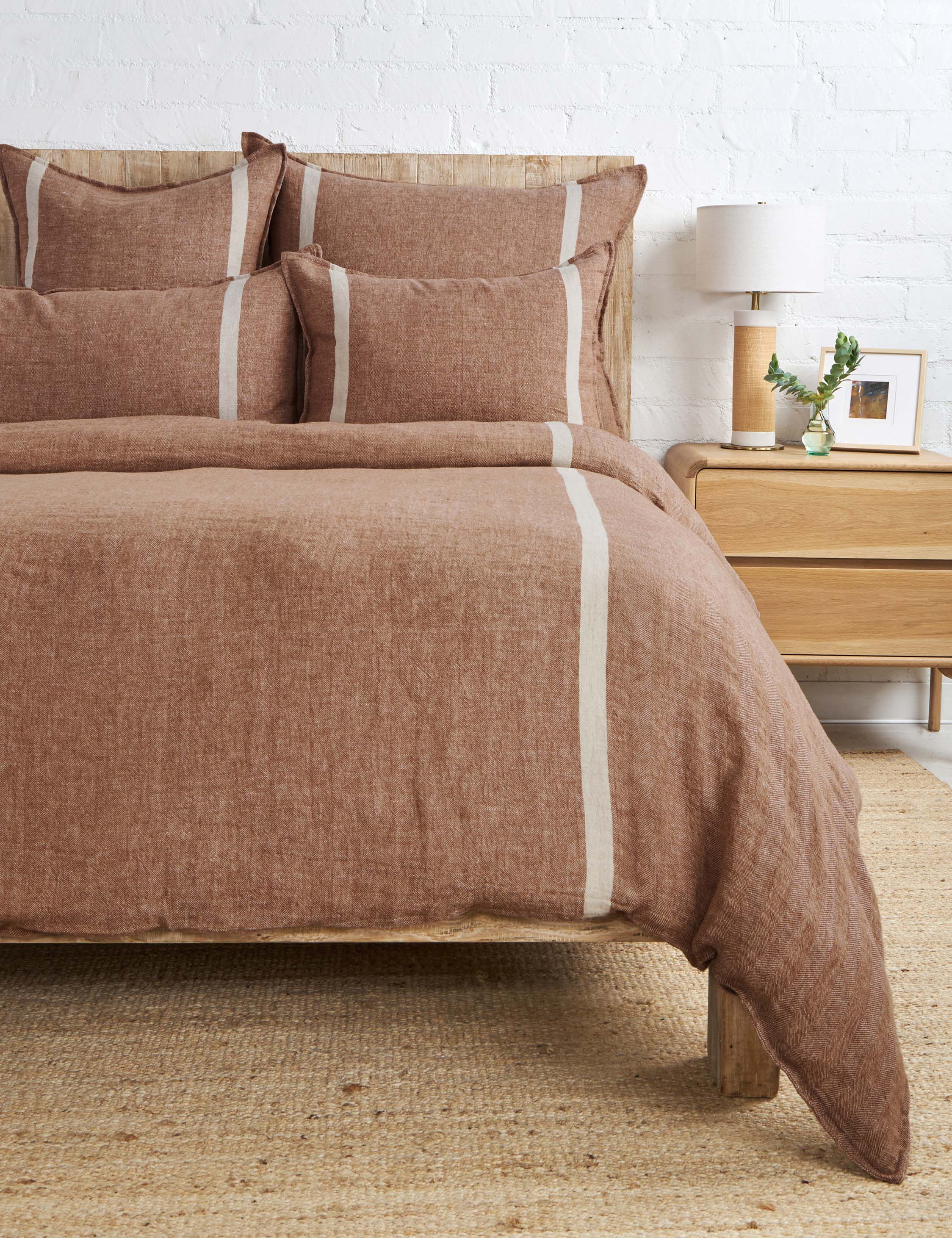 Lulu and Georgia Rory Linen Duvet Cover by Pom Pom at Home - view 10