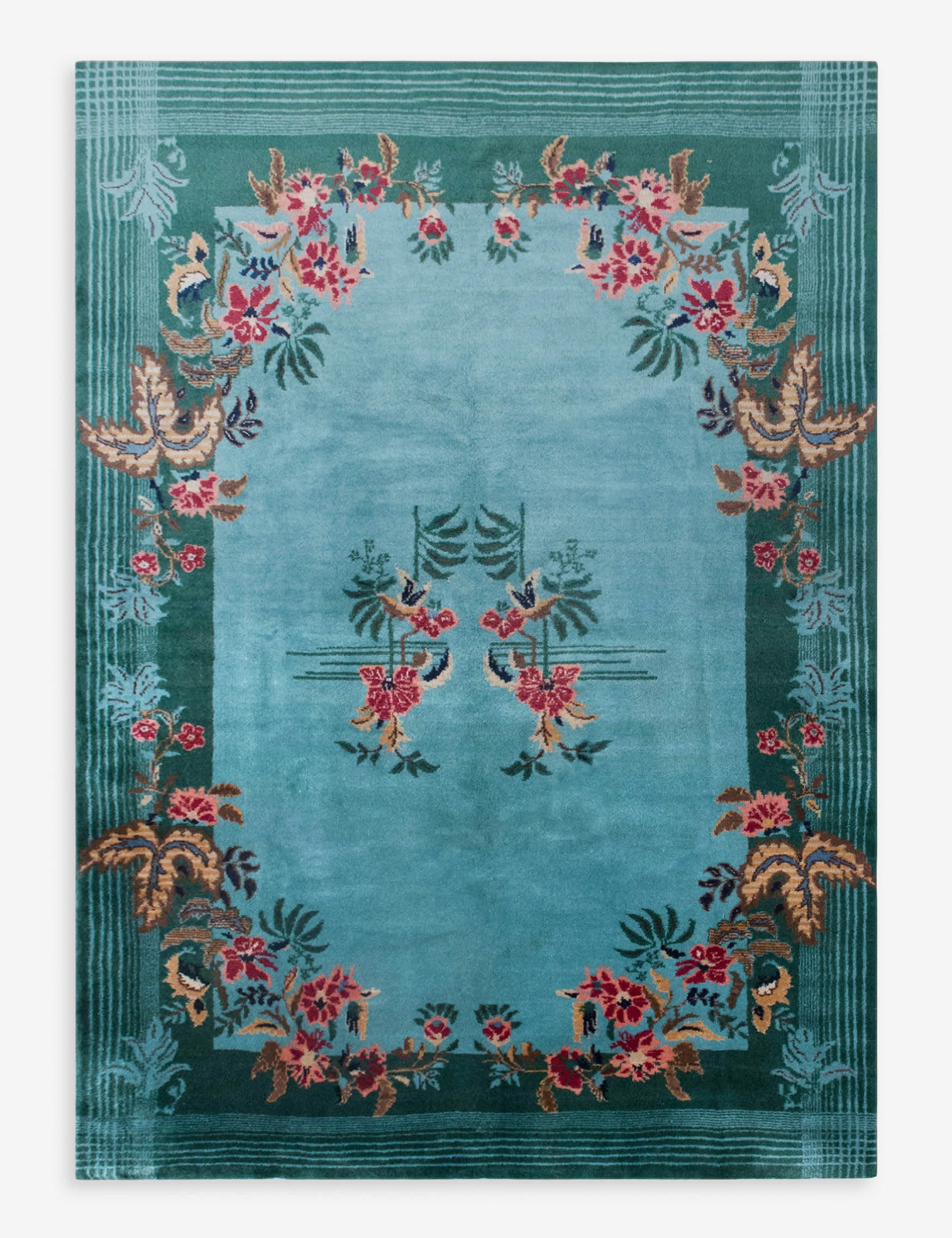 Lulu and Georgia Vintage Turkish Hand-Knotted Wool Rug No. 604, 6'10" x 10'2"