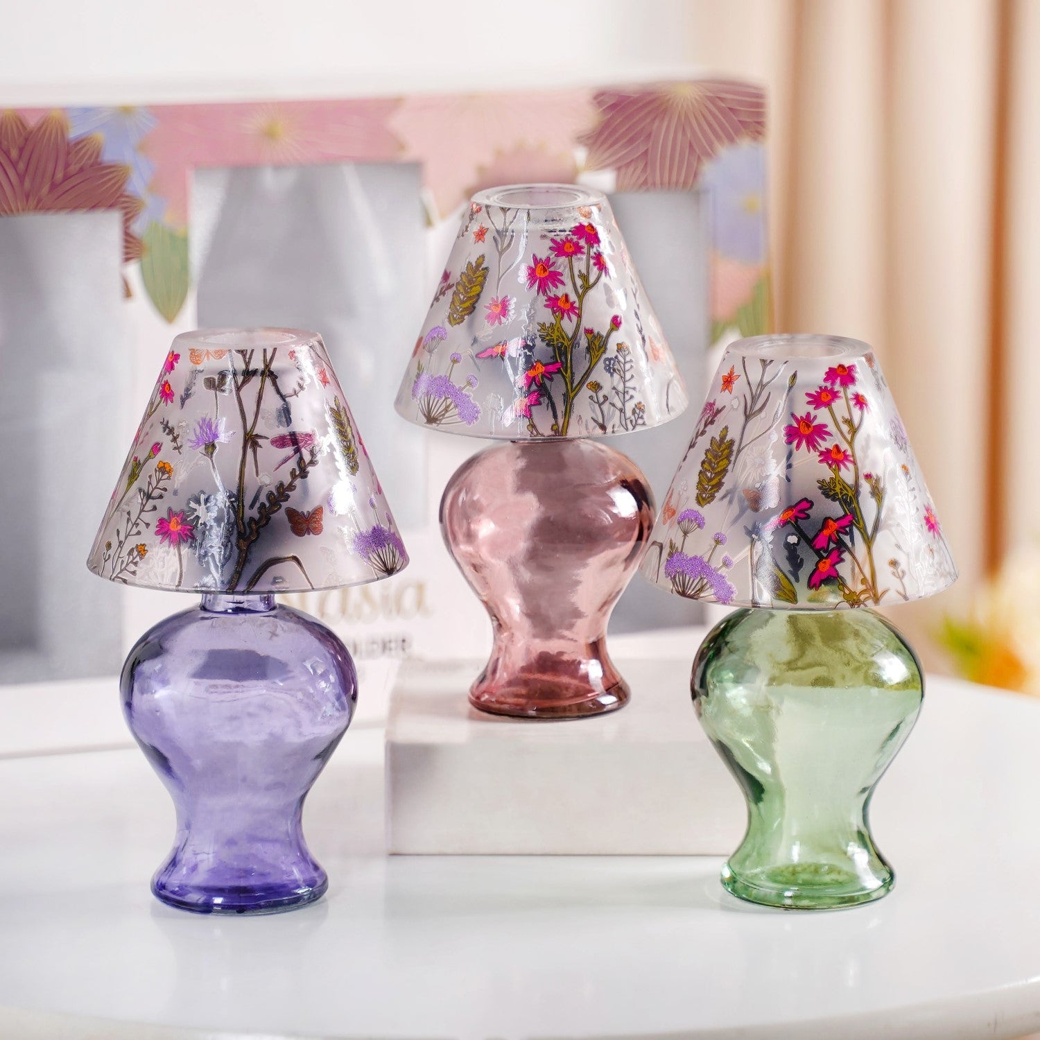 Nestasia Garden Of Eden Tea Light Candle Holder Set Of 3 - view 3