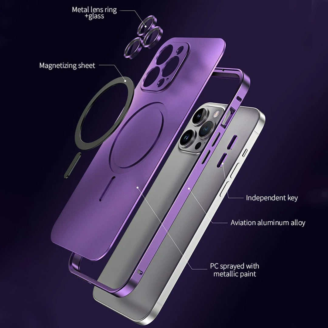 Million Cases iPhone 14 Series MetallicMag Magnetic Shockproof Case - view 4