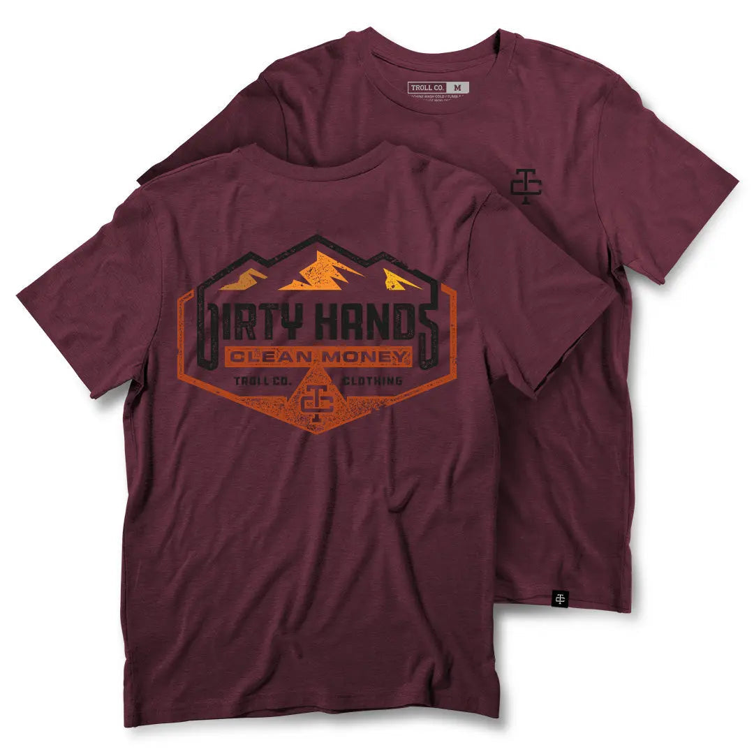 Radial Forged Tee – Maroon