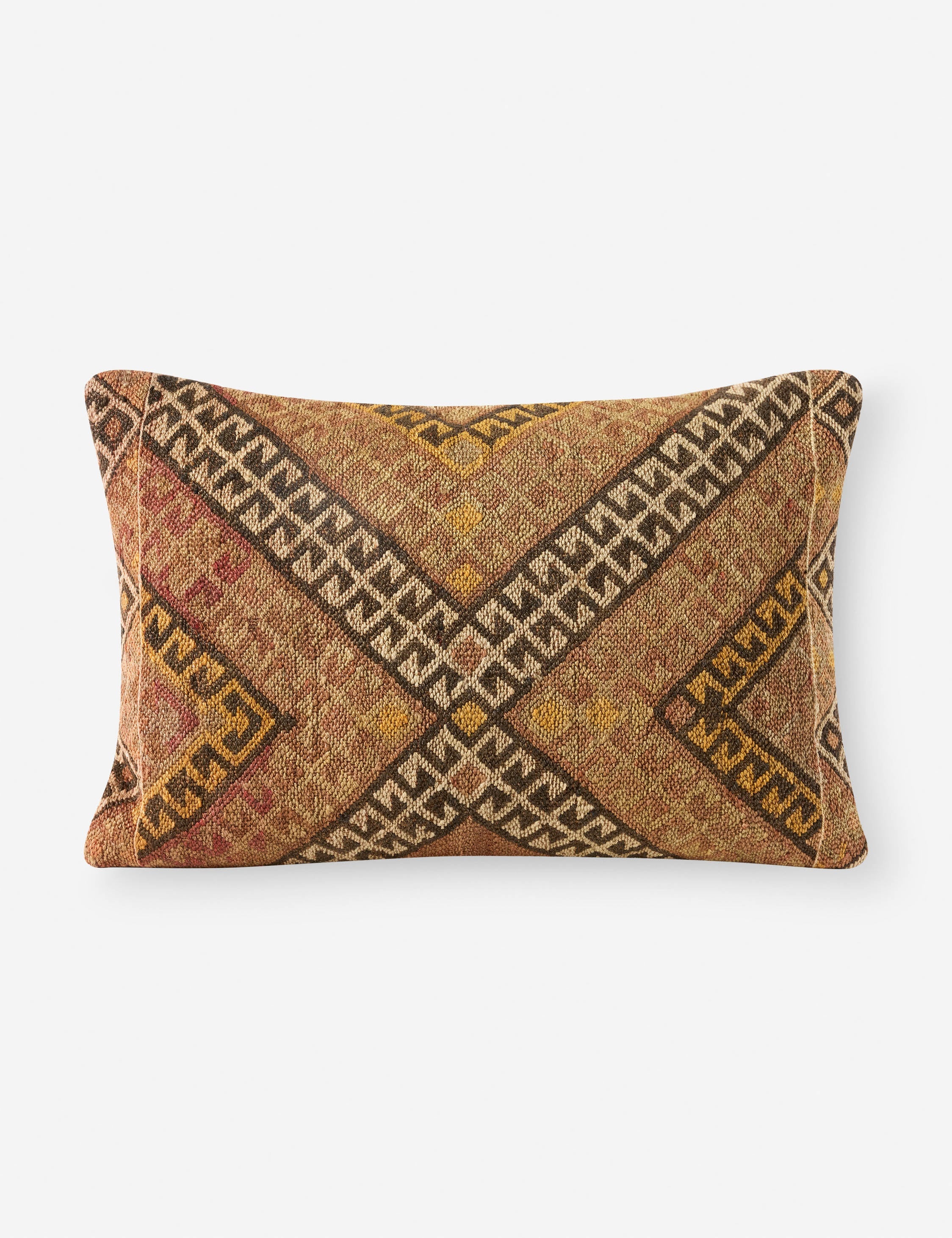 Lulu and Georgia Vintage Lumbar Pillow No. 321, 16" x 26"