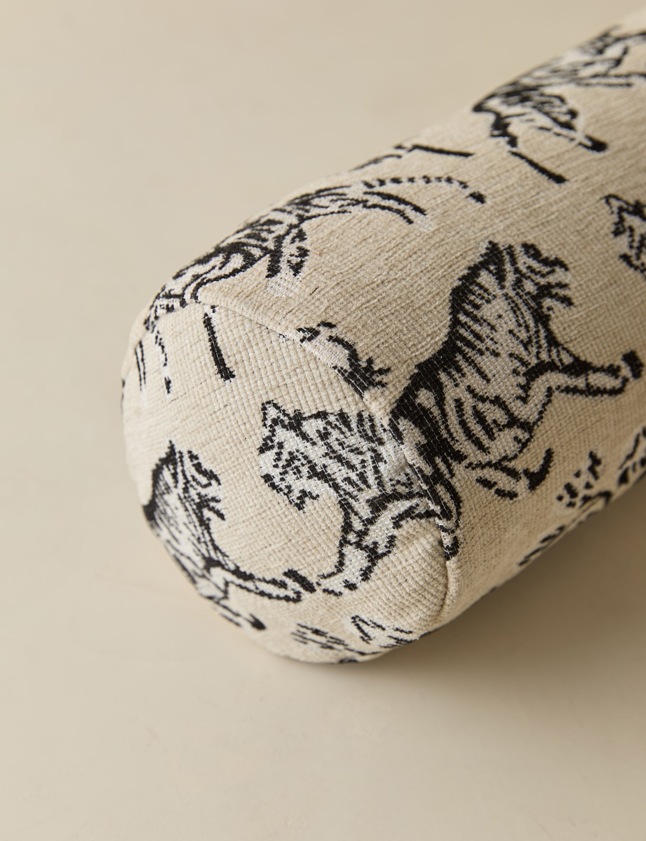 Lulu and Georgia Tiger Jacquard Long Bolster Pillow by Sarah Sherman Samuel - view 7