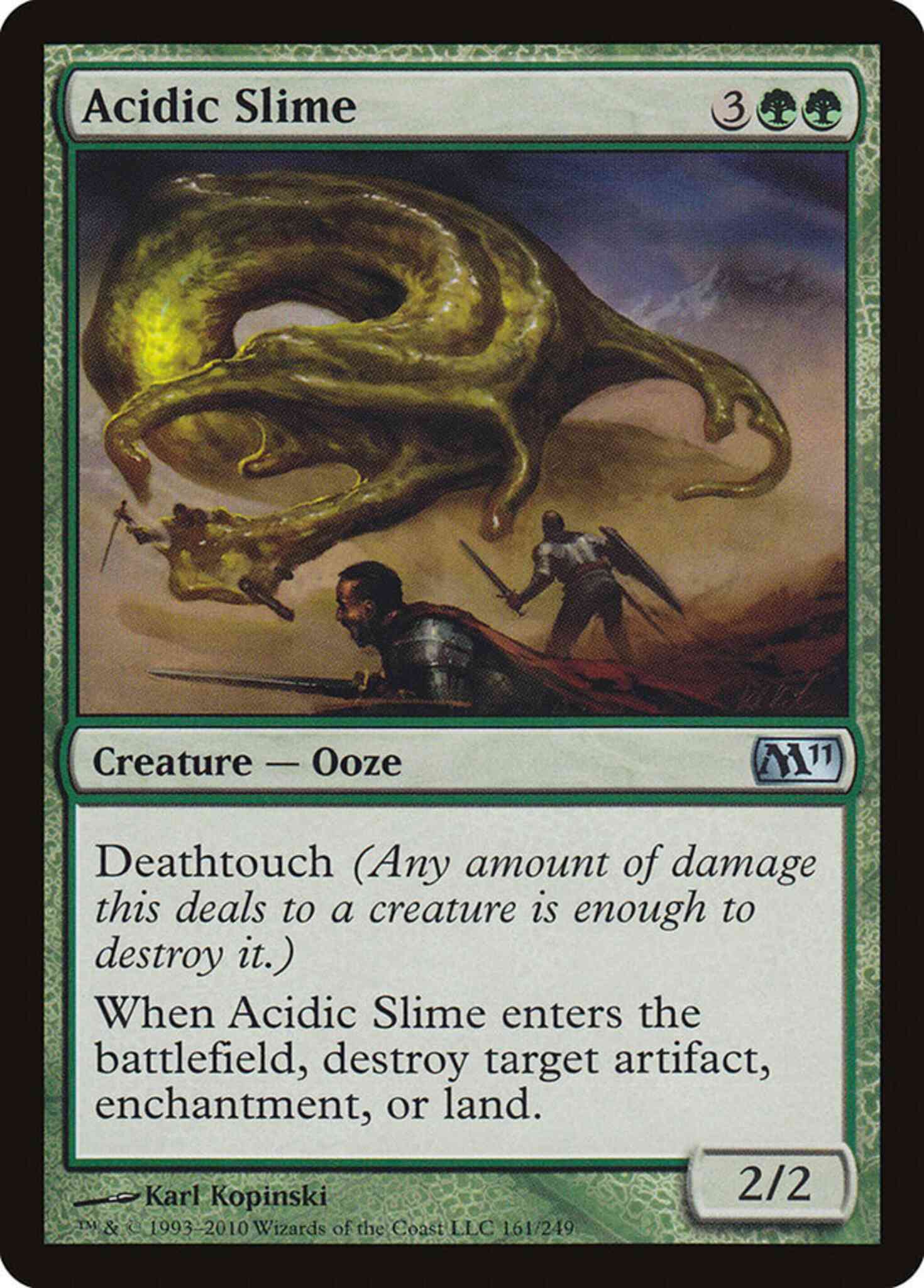 Slime 161 magic – Acidic Slime [161] [Magic 2011] [Non-Foil]