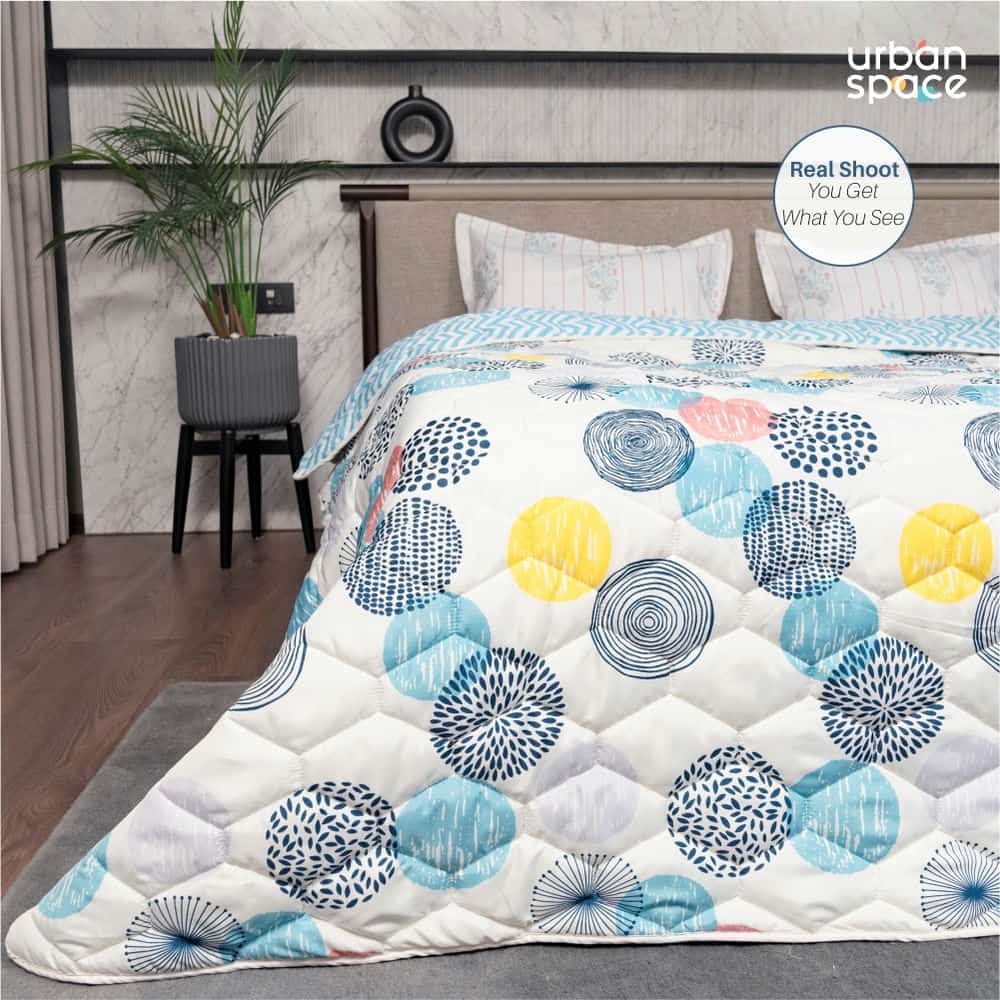 Urban Space -Home Furnishing Store Fluffy & Heavy 200 GSM Microfiber Reversible Quilted Winter Comforters (Turkey-Single, Double)