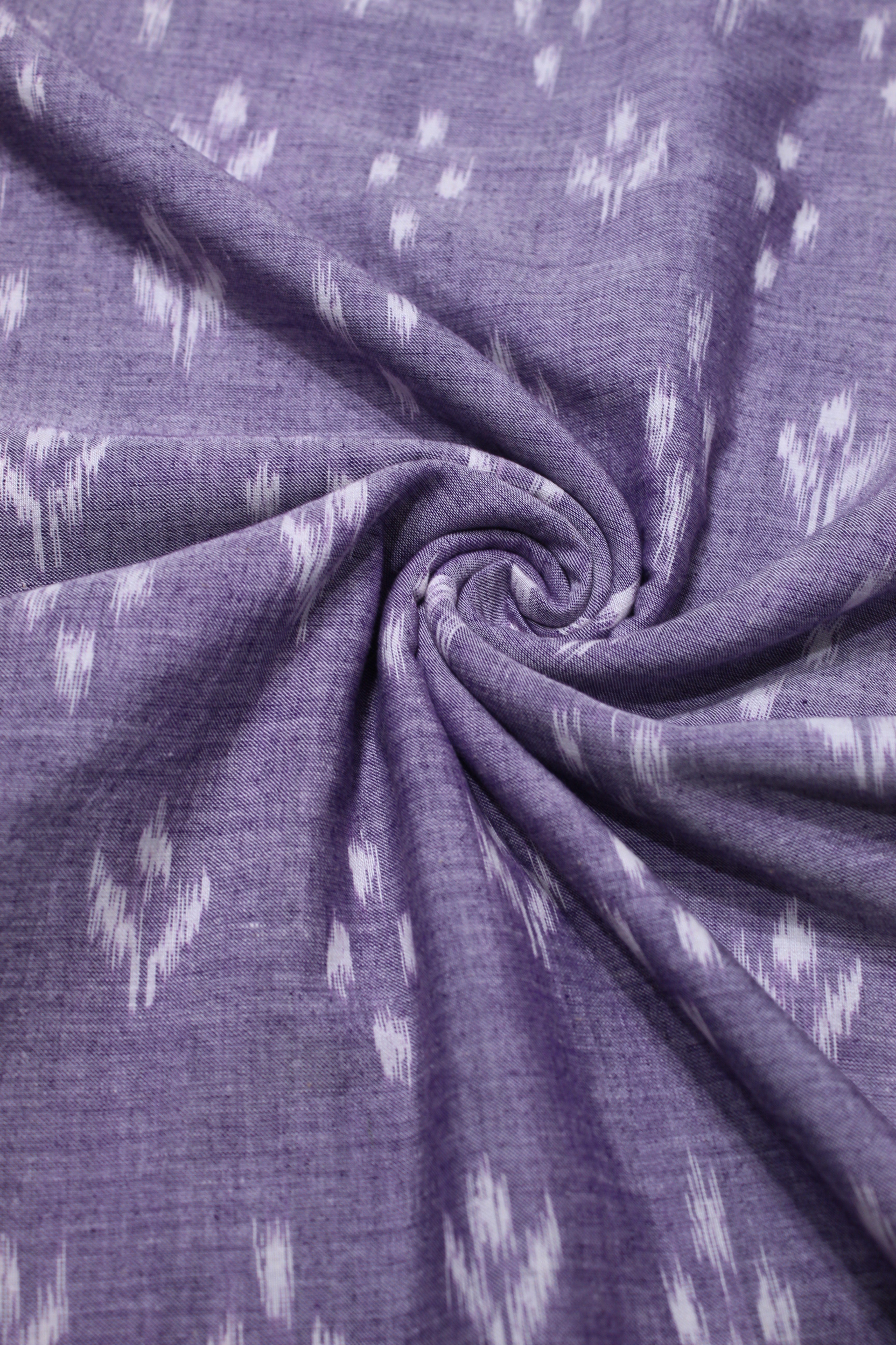 IndianVillèz Light Blue Pure Sambalpuri Ikat Cotton Fabric