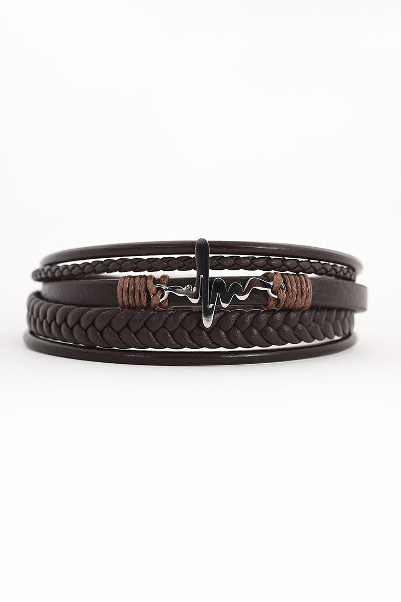 SNITCH Wavecrest Dollar Brown Bracelet