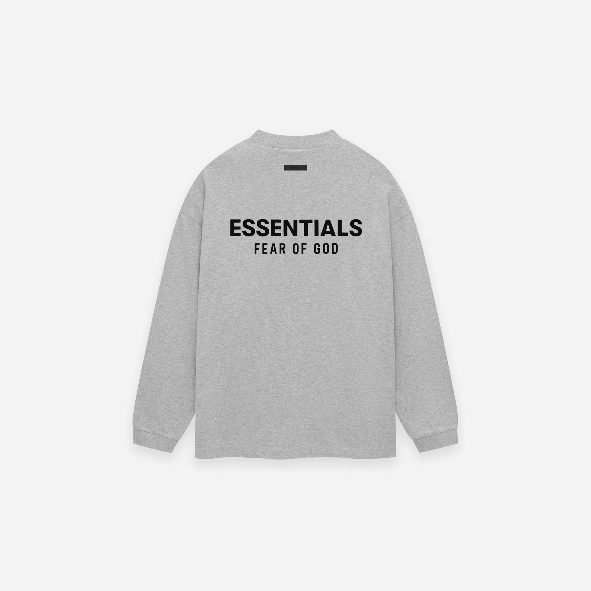 Fear Of God Essentials SS25 Jersey Long Sleeve T-Shirt Light Heather Grey - view 2