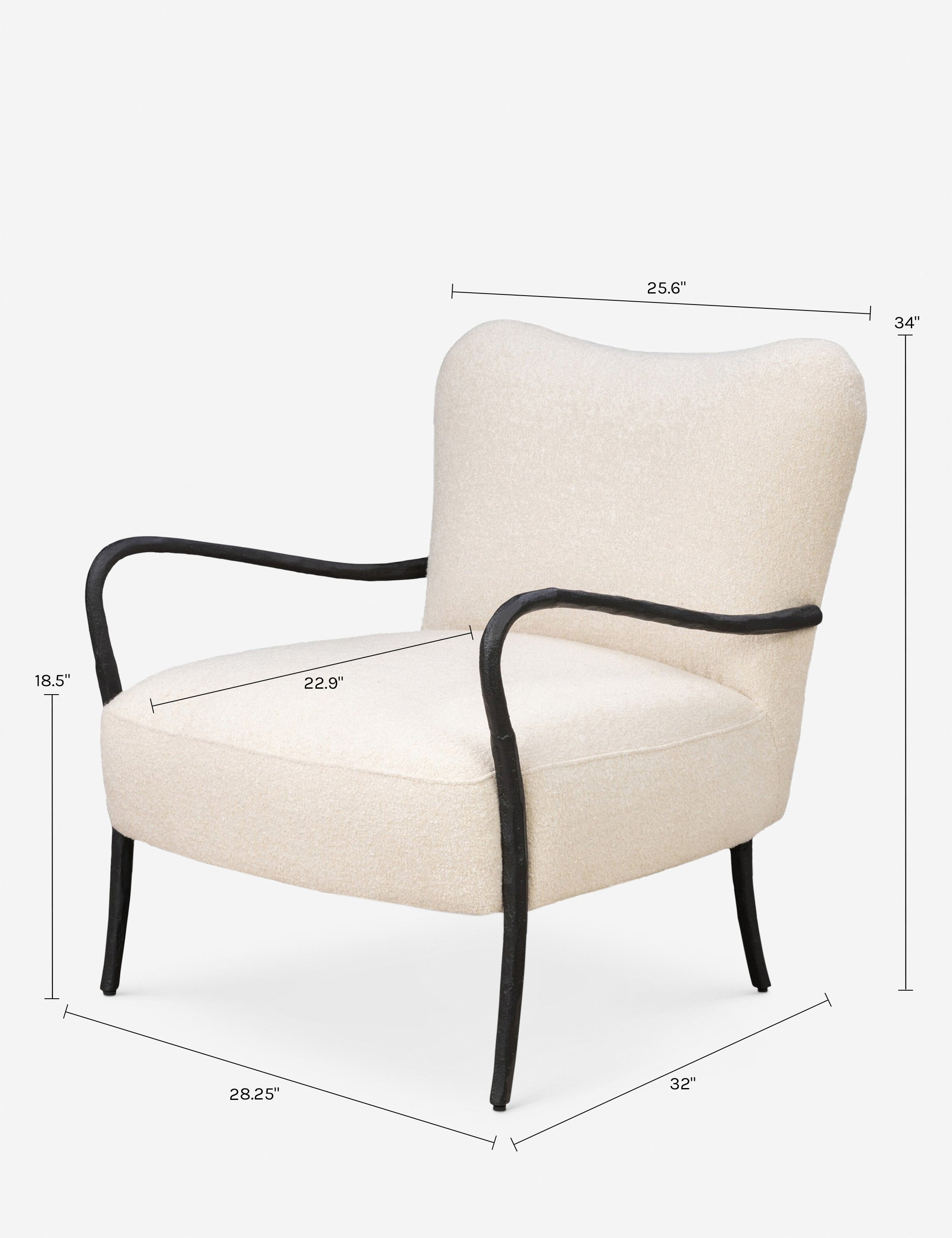 Lulu and Georgia Tarah Accent Chair by Amber Lewis x Four Hands - view 22