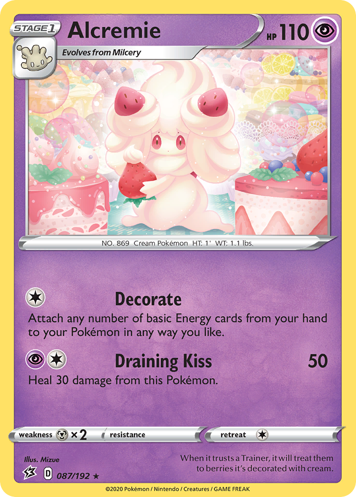 Rare swsh2-087 reverse – Pokémon Alcremie - 087/192 - Rare [swsh2-087] [Reverse Holo] - Alcremie - 087/192 - Rare