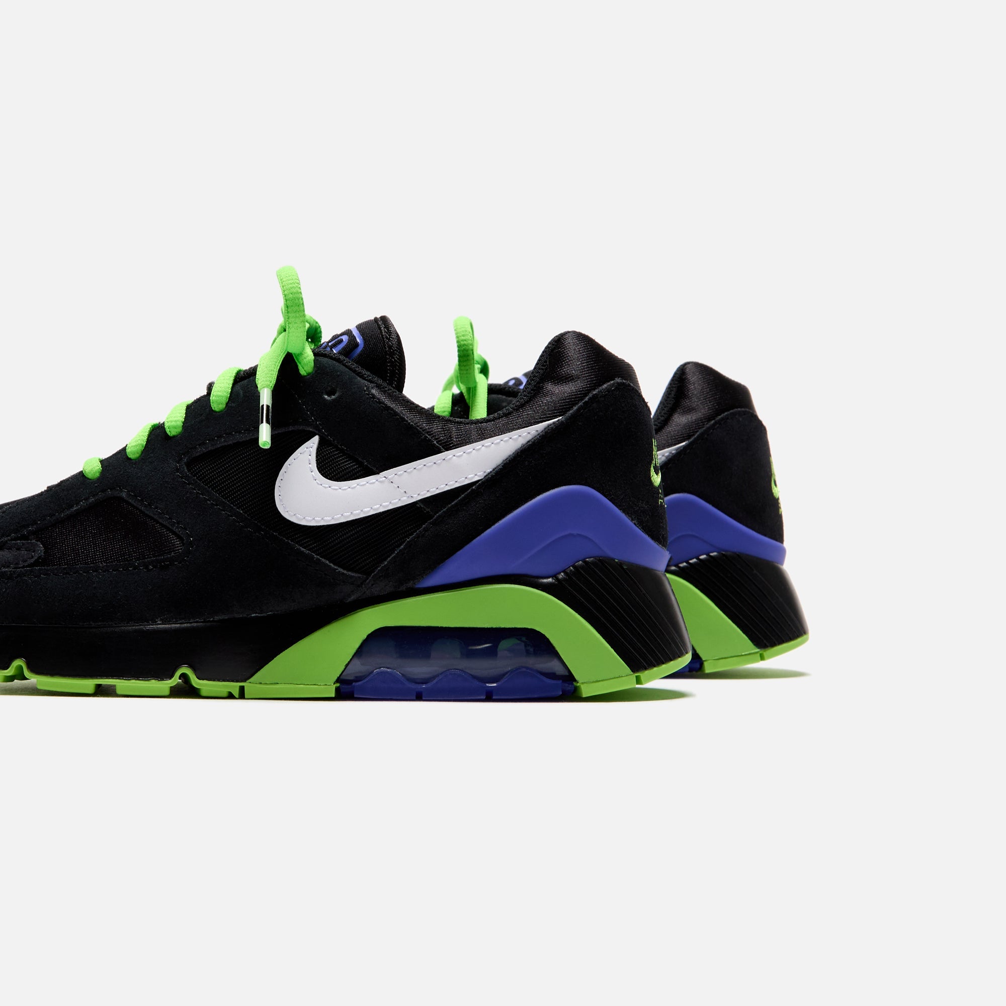 Nike Air 180 QS - Black / White / Action Green - view 3