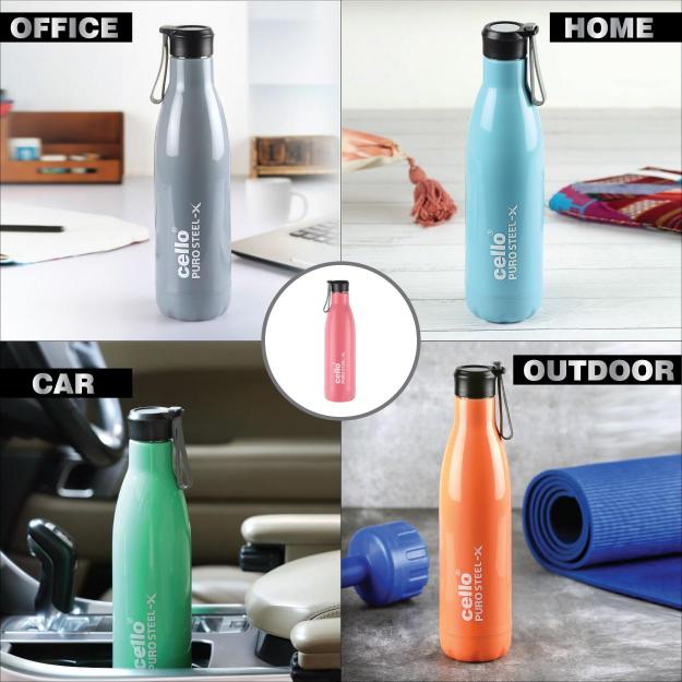 Cello Puro Steel-X Neo 900 Water Bottle, 720ml - view 43