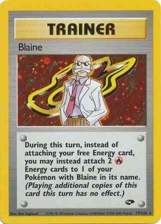 Unlimited gym2u-17 holo – Pokémon Blaine - 17/132 - Rare - Unlimited [gym2U-17] [Holo]