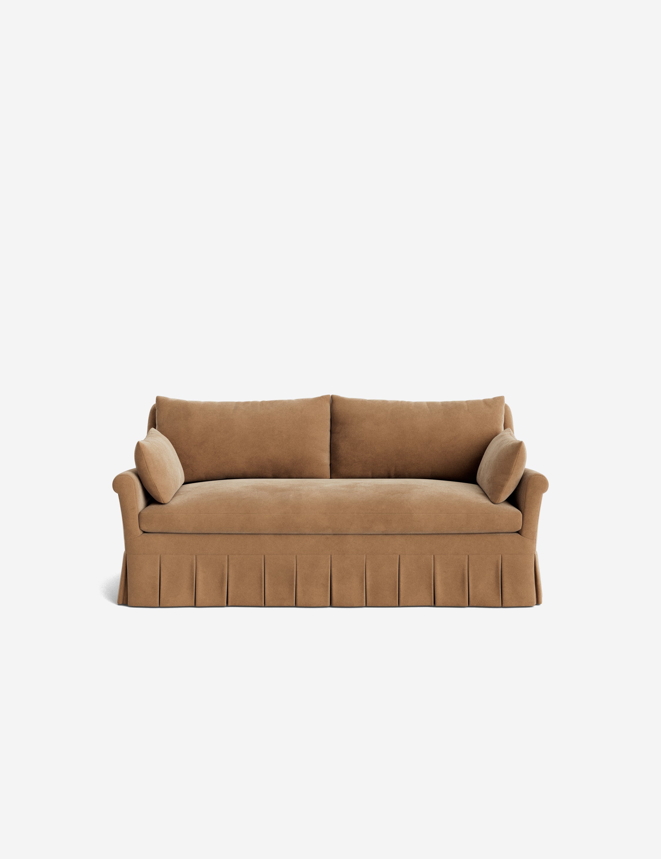 Lulu and Georgia Portola Rolled Arm Pleated Sofa - view 25