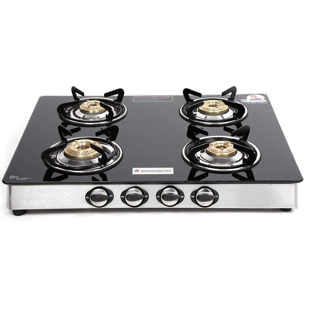 Wonderchef Zest 4 Burner Glass Cooktop - view 3