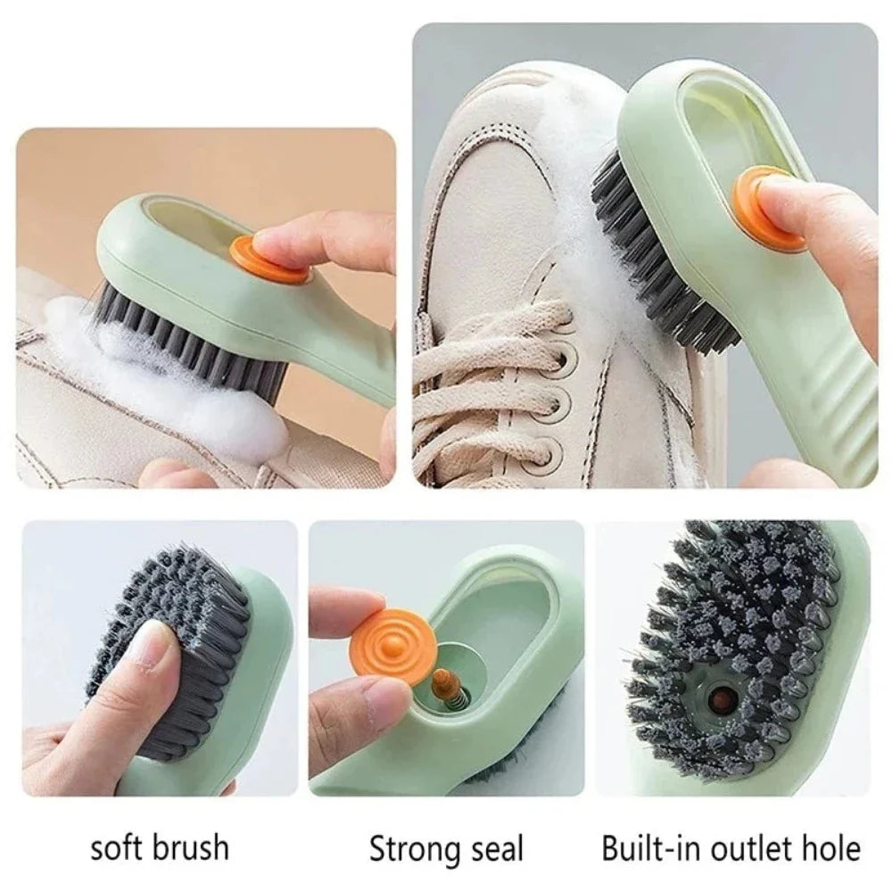 Fab Alchemy Multifunctional Scrubbing Brush With Soap Dispenser (Pack of 2) - view 5