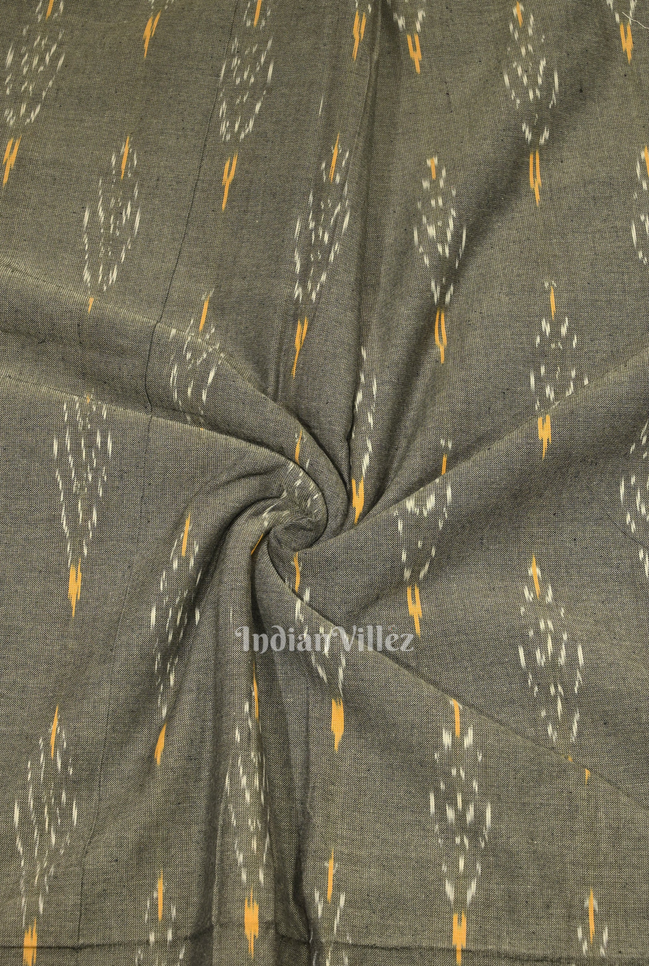 IndianVillèz Cement Pochampally Ikat Cotton Fabric