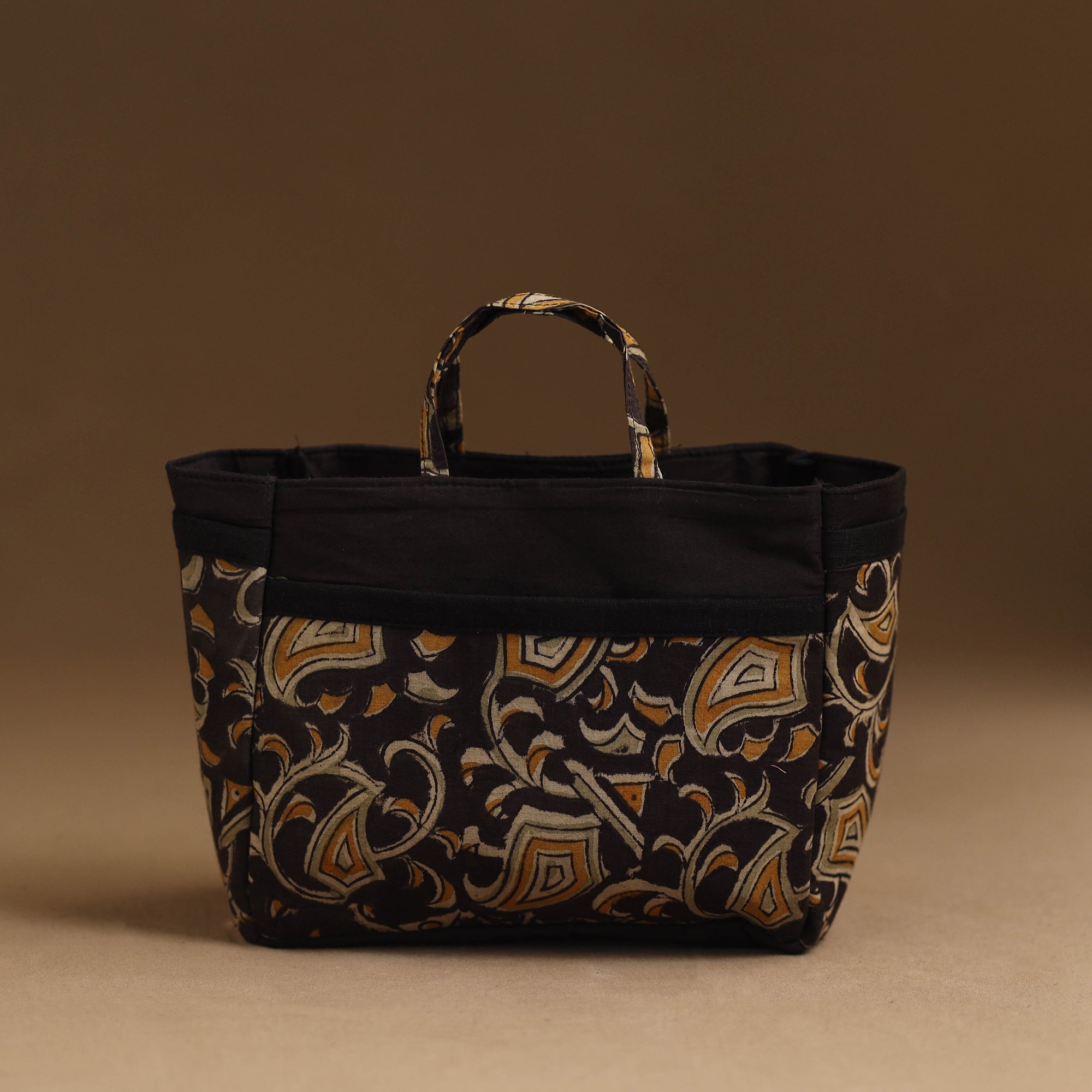 NOORI BAZAR Black - Handmade Cotton Multipurpose Cosmetic/Toiletry Bag 07