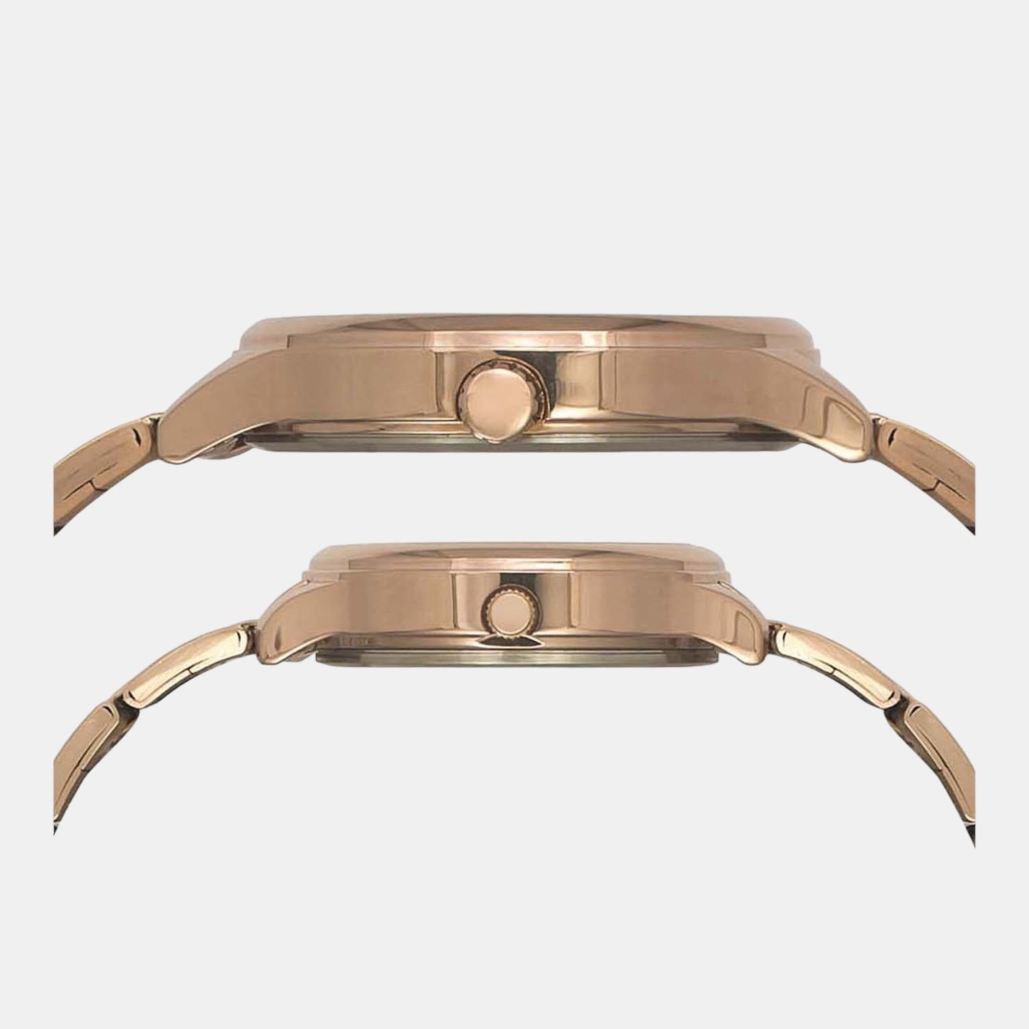 Timex Empera Couple Quartz Rose Gold Dial Analog Stainless Steel Watch TW00PR273 - view 5