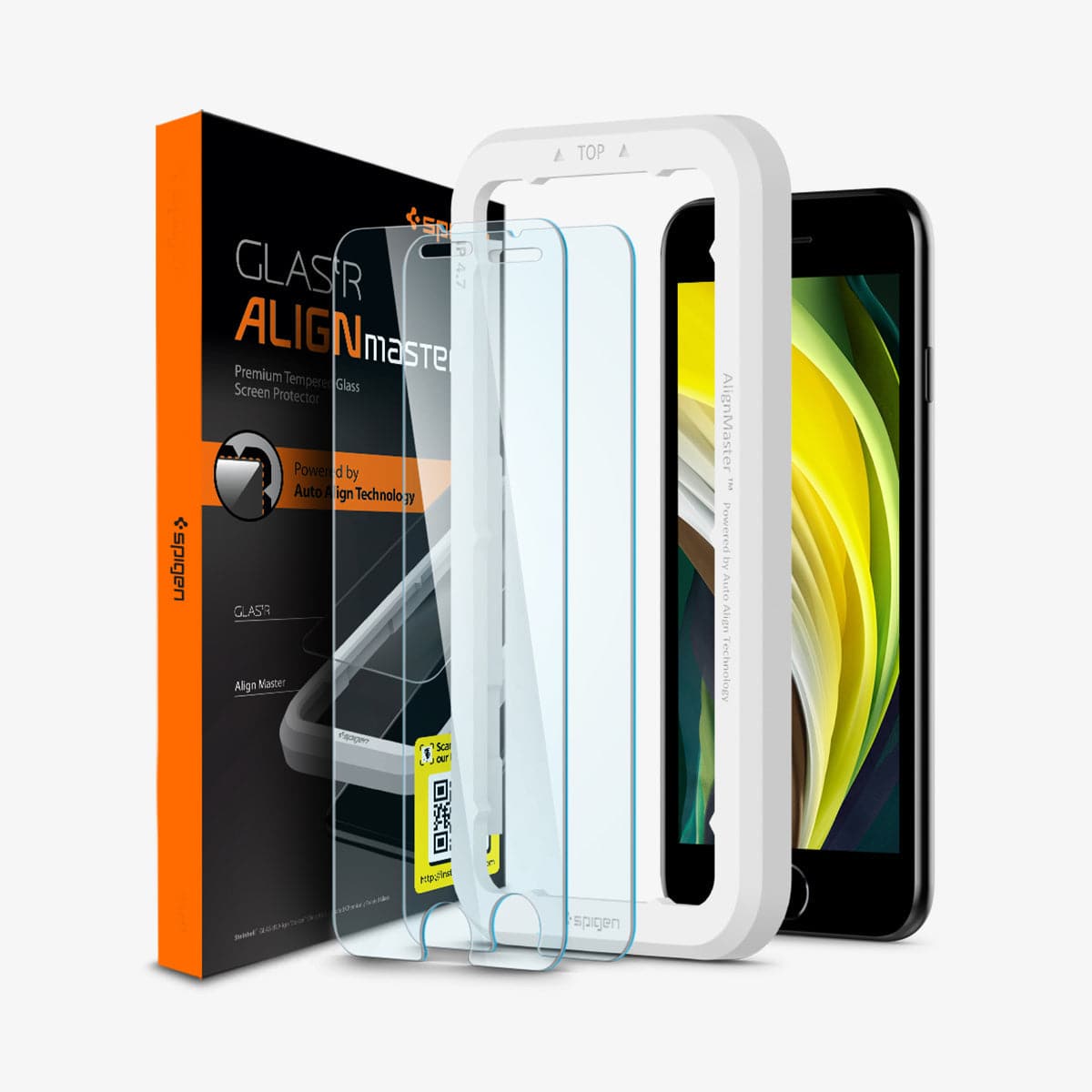 iPhone 8 Series - Alignmaster Full Cover – Clear