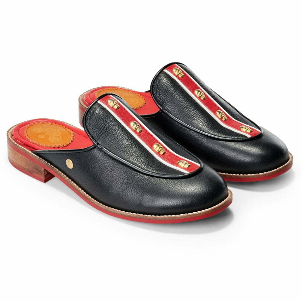 Banjaaran India Cranium Mule for Women – Coal (discontinued)
