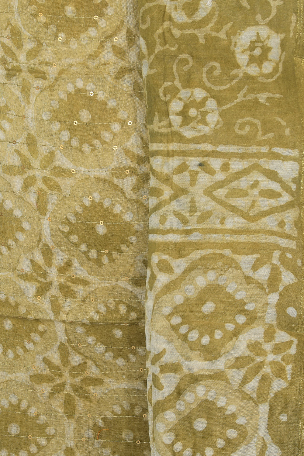 Kalanjali Cotton Silk Unstitched Suit With Dupatta (3 Pcs Set) - view 2