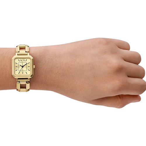 Armani Exchange Leila Gold Dial Women 27mm AX5721 - view 2