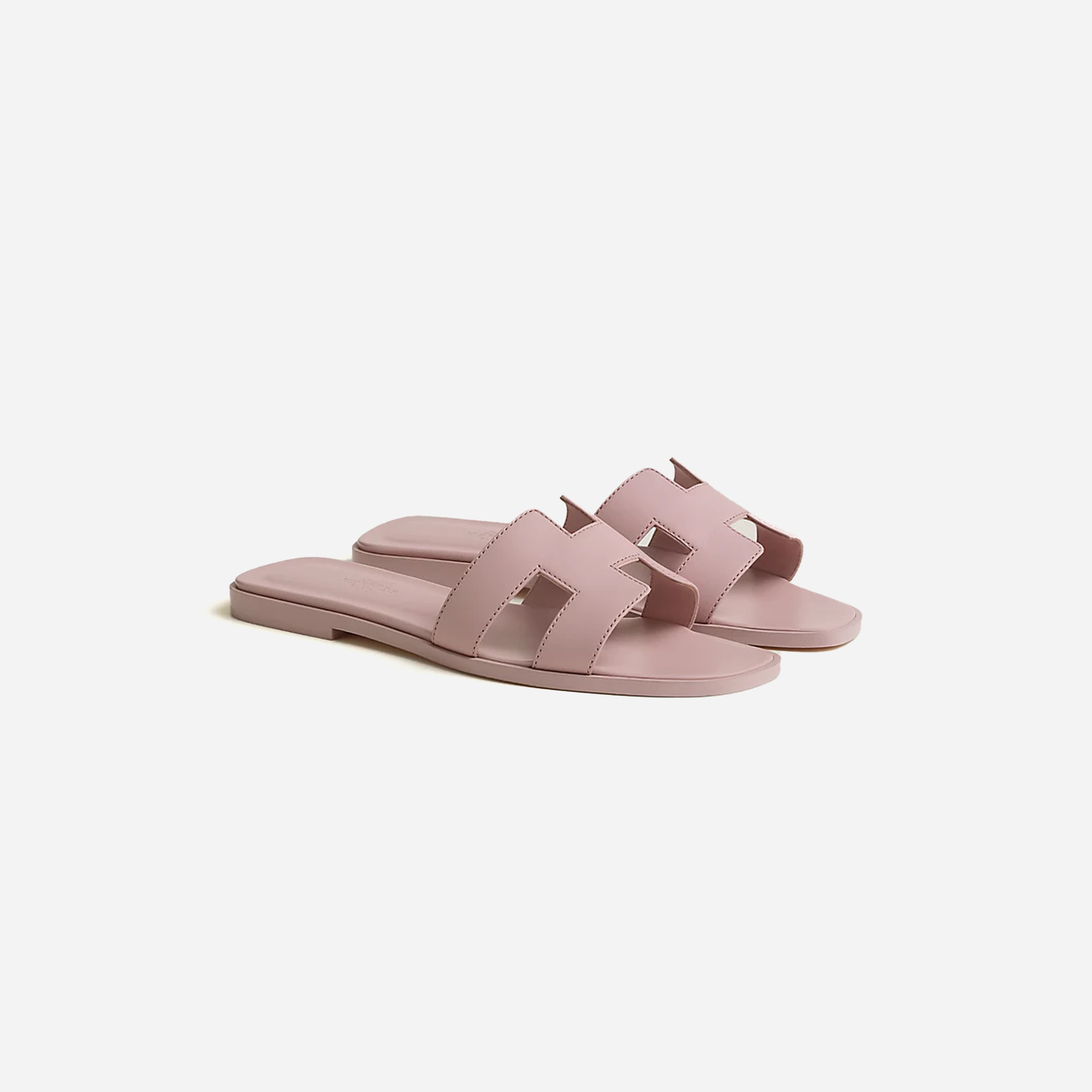 Hermes Oran sandal Rose Cancan - view 2