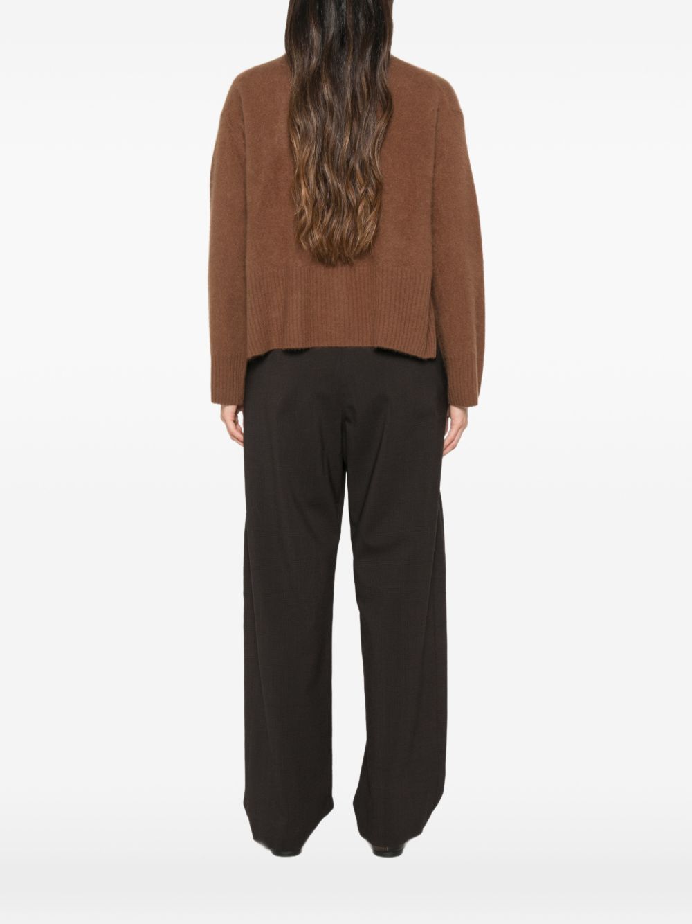 CT PLAGE Sweaters BROWN – 100% Wool - view 5