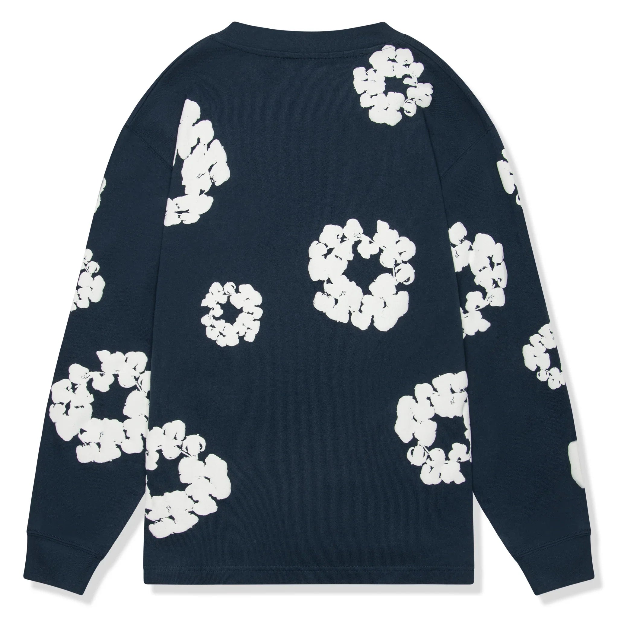 Denim Tears The Cotton Wreath Long-Sleeve Navy T Shirt - view 2