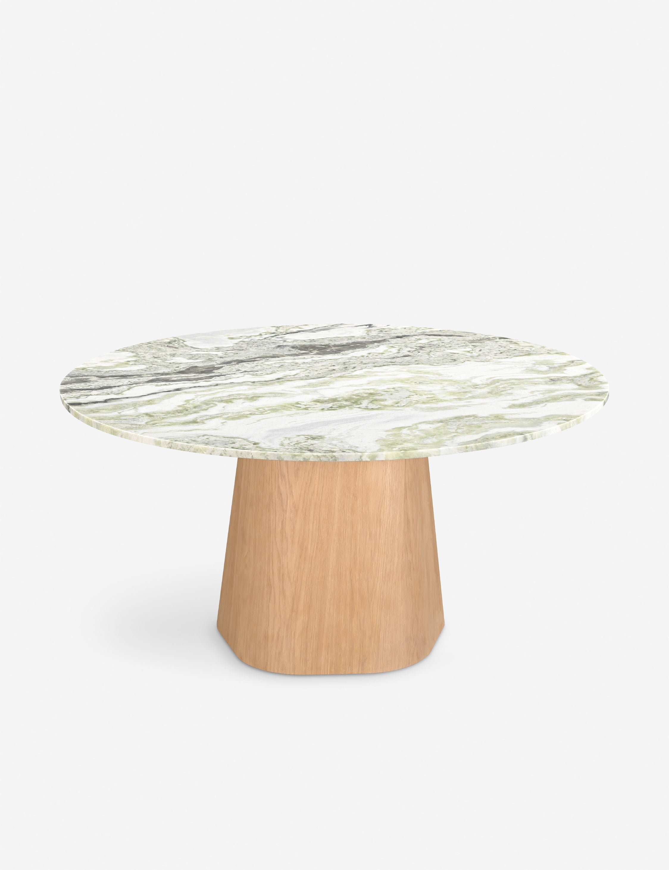 Lulu and Georgia Hendel Round Dining Table – Green Marble - view 3