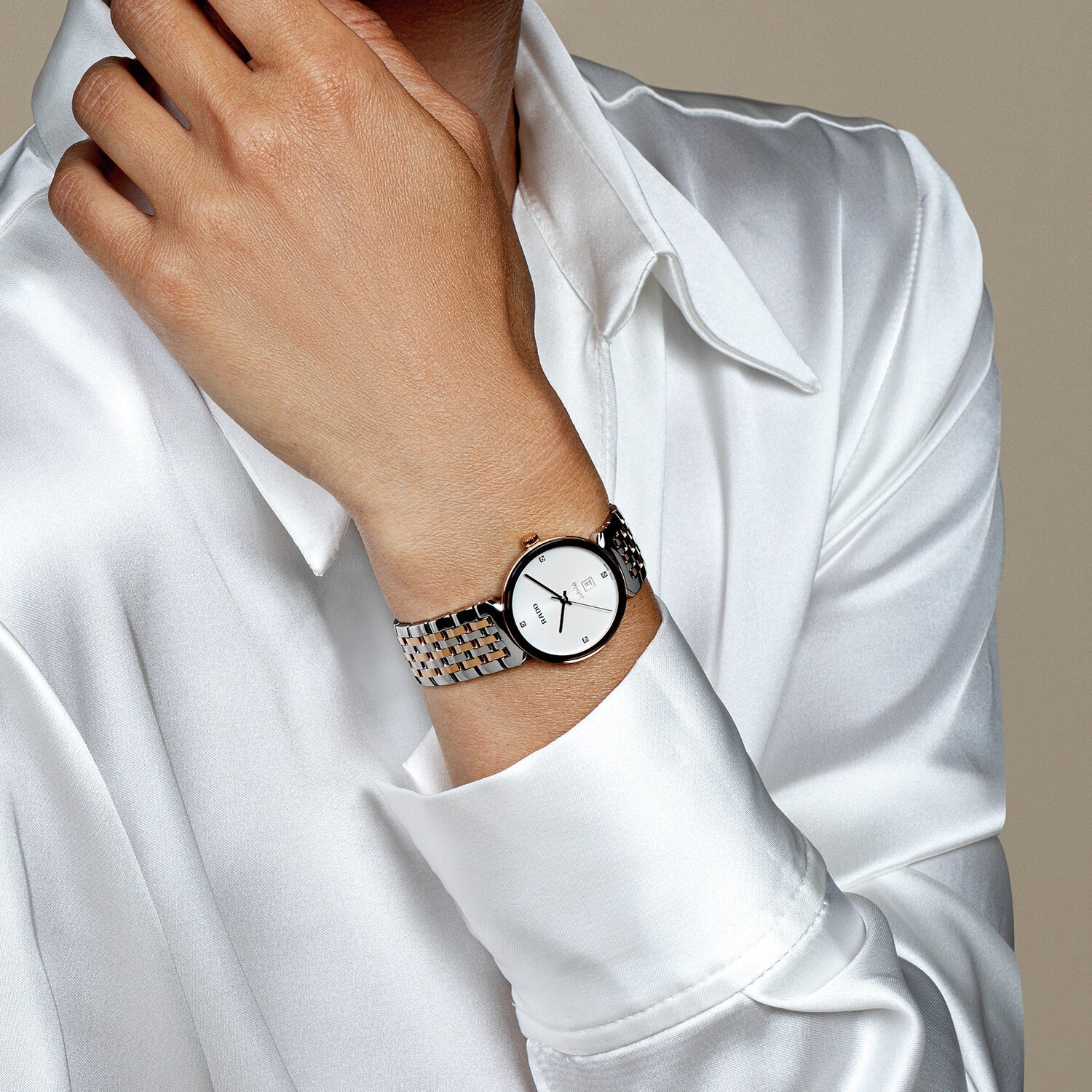 Rado Florence Women Quartz White Dial Analog Stainless Steel Watch R48913723 - view 5