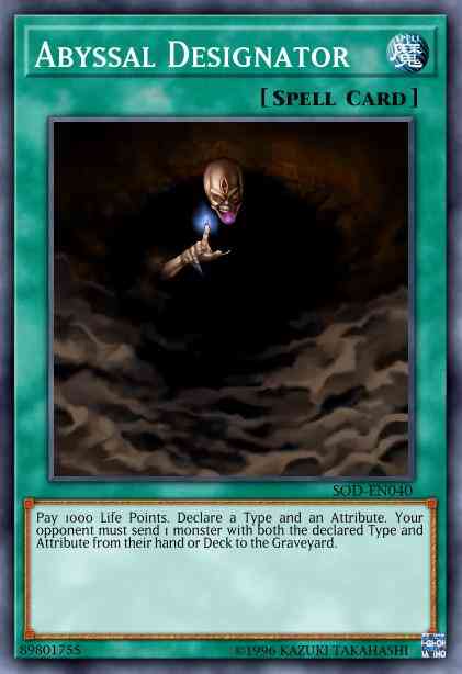 Yu-Gi-Oh! Abyssal Designator - DR3-EN040 - Common - Unlimited