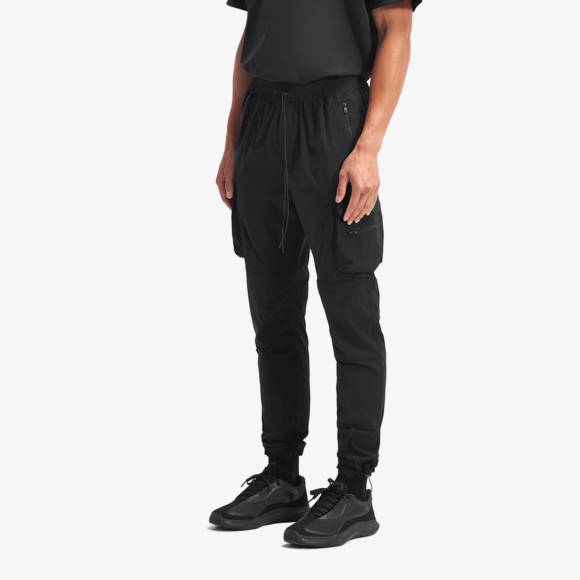 Represent | Stepped Hem Sweatpants { 247 Pant { Black - view 7