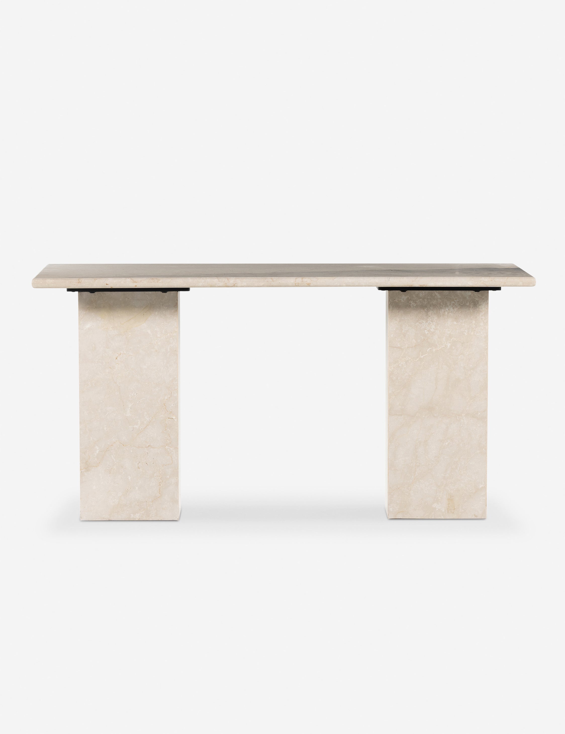 Lulu and Georgia Leonel Desk – Cream Marble