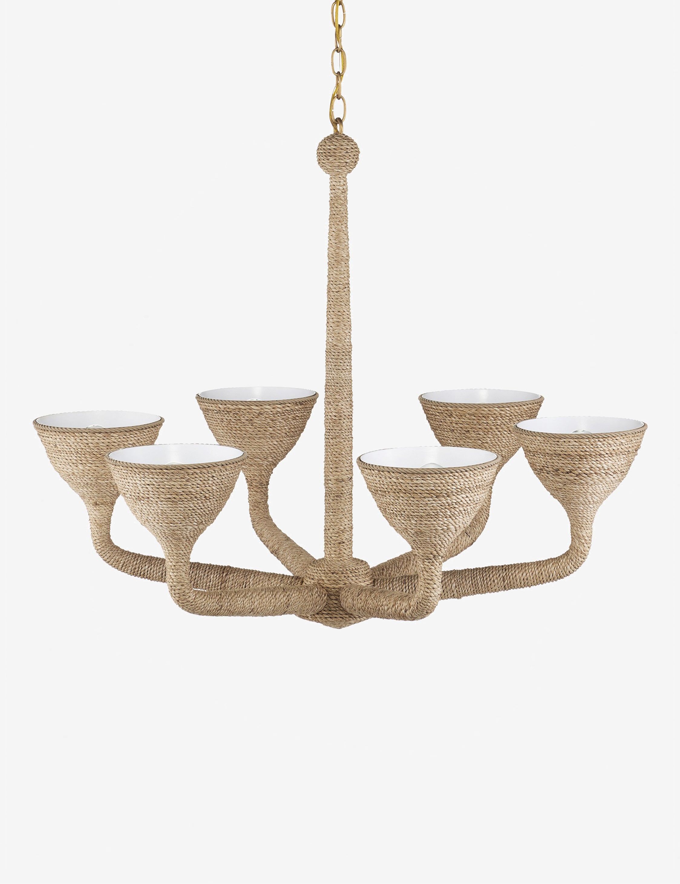 Lulu and Georgia Cartagena Chandelier – Natural - view 2