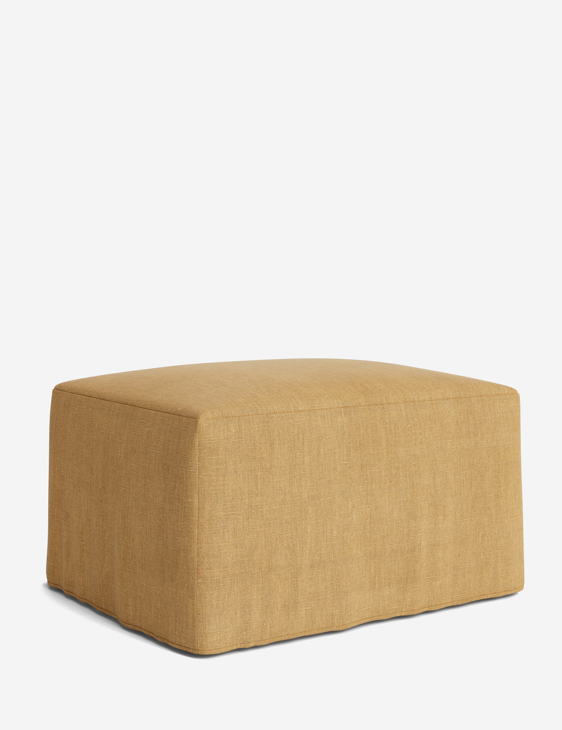 Lulu and Georgia Portola Slipcover Ottoman - view 182