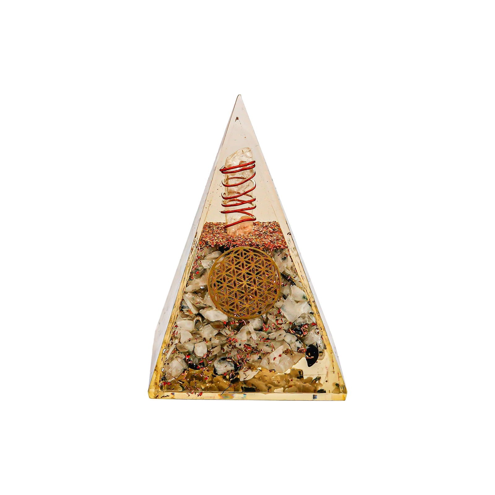 Gemsmantra Rainbow Moonstone Nubian Pyramid - view 2
